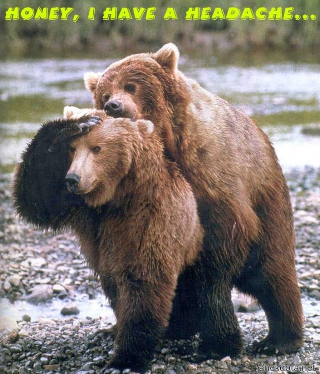 Honey, I have a headache 