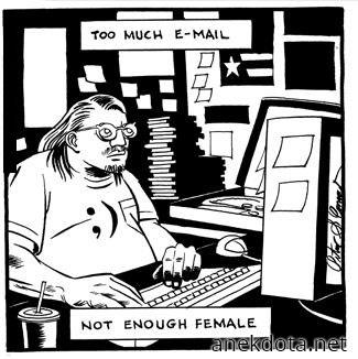 Too much mail but no female 