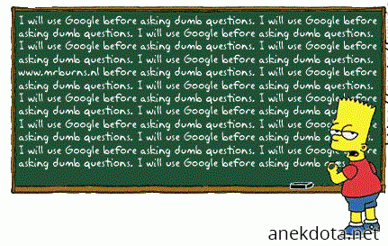 I will use Google before asking stupid questions 