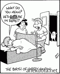 Η γέννα του Χουντίνι 