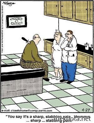 Σα να σε έχουν τρυπίσει με κάτι ε; 