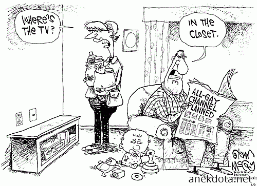 Tv in the closet 