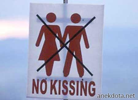 No kissing 