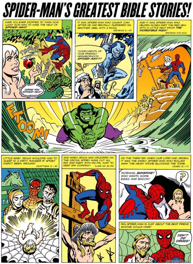 Ο Spiderman στη Βίβλο 