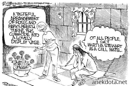 Martha Steward cell mate 