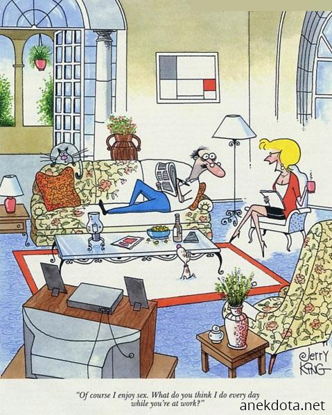 Φυσικά και μαρέσει το σεξ.Τι νομίζεις πως κάνω όταν λείπεις 