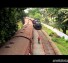 Drunk Guy nearly gets hit by train!